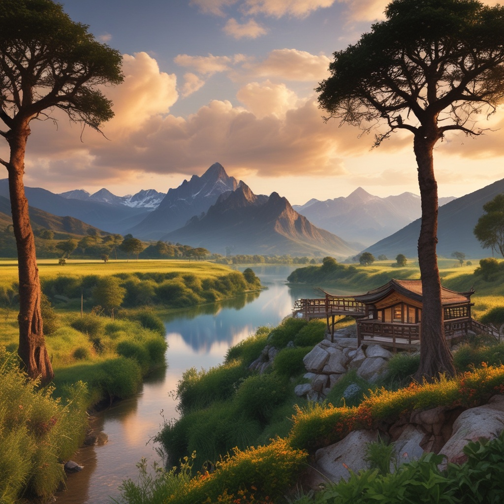 Stunning scenery of a featured destination